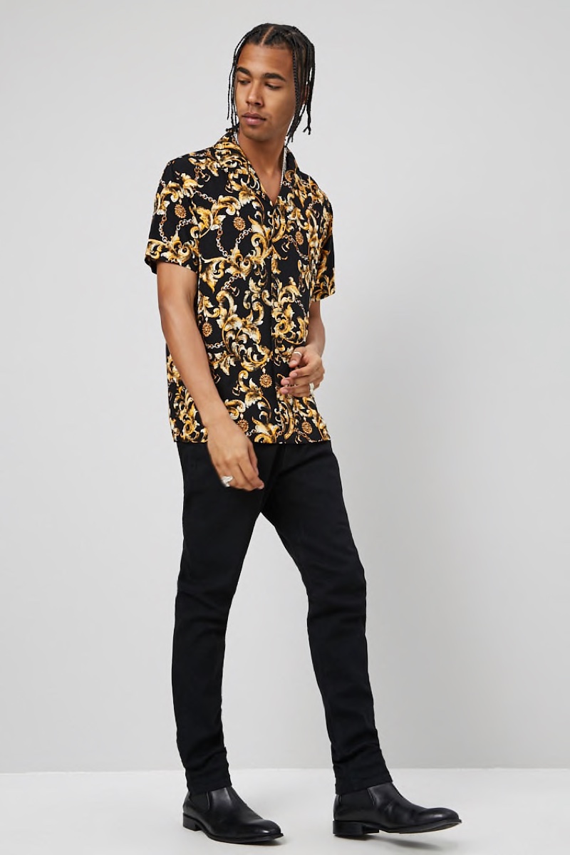 Forever 21 Classic Baroque Shirt $19.90