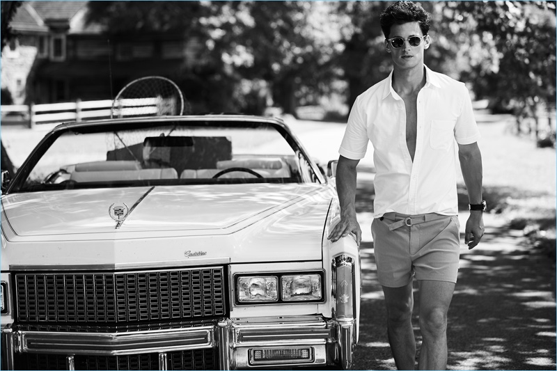 Arnaldo Anaya-Lucca photographs Garrett Neff for Katama's spring-summer 2017 campaign.