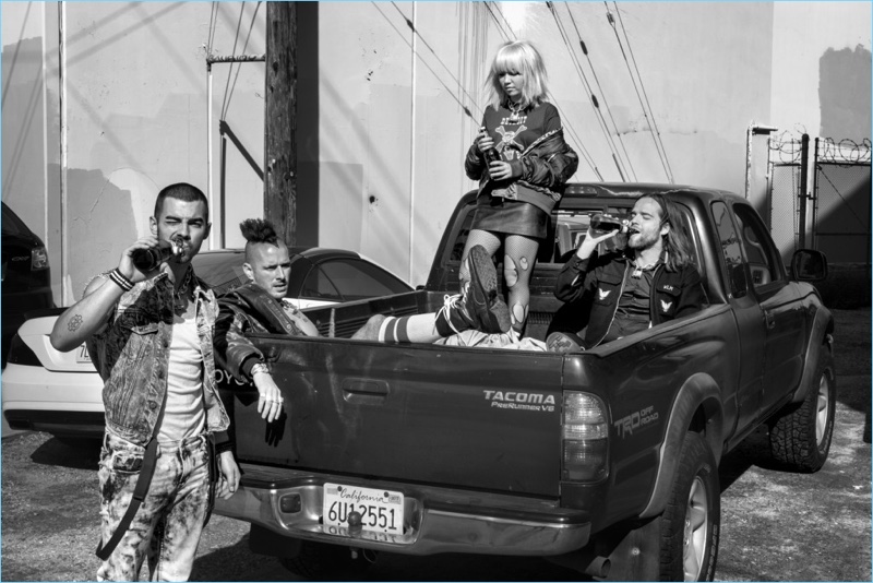 DNCE graces the pages of Flaunt magazine with a new photo shoot.