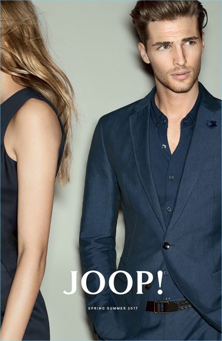 Edward Wilding Steps Into the Spotlight, Fronts Joop! Spring '17 Advertising