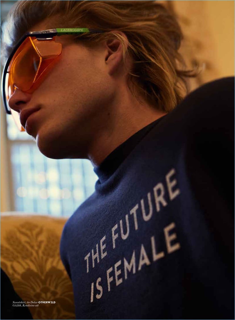 Jordan Barrett 2017 Vogue Turkey Cover Photo Shoot