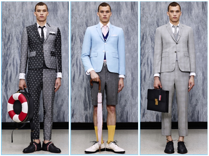 Thom Browne presents its spring-summer 2017 lookbook, which stars model Louis Mayhew. » Thom Browne Blends Sartorial & Nautical References for Spring '17 Thom Browne presents its spring-summer 2017 lookbook, which stars model Louis Mayhew.