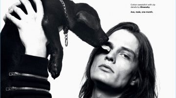 A Man's Best Friend: Lucas Kittel Poses with Cats & Dogs for Esquire Malaysia Charming in a photo for Esquire Malaysia, Lucas Kittel dons Givenchy.