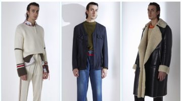 Maison Margiela Charms with Quirky Proportions for Fall '17 Collection Maison Margiela presents its fall-winter 2017 men's collection.