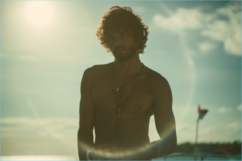 Brazilian model Marlon Teixeira appears in a shoot by photographer, Pablo Aguiar.