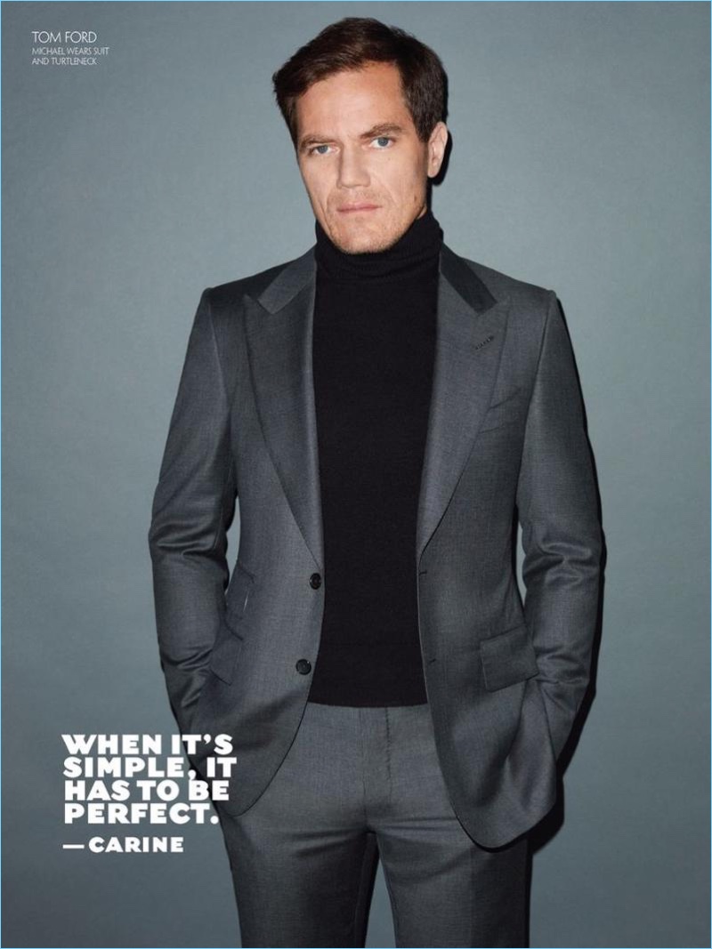 Michael Shannon suits up in Tom Ford for CR Fashion Book.