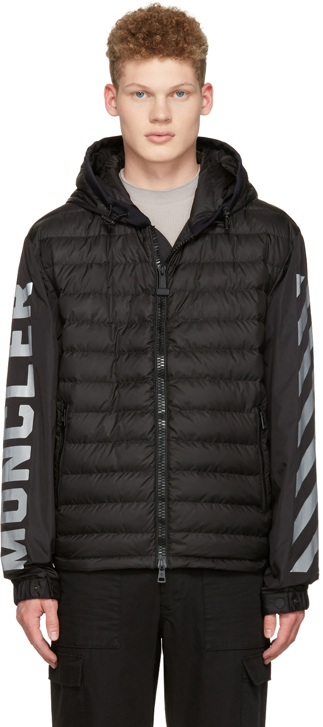 Moncler O Black Down Logo Jacket