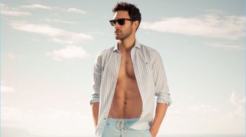 Moving on to Fashion: Noah Mills Fronts Pedro del Hierro's Spring '17 Campaign A summer vision, Noah Mills flashes his six-pack as he stars in Pedro del Hierro's spring-summer 2017 campaign.