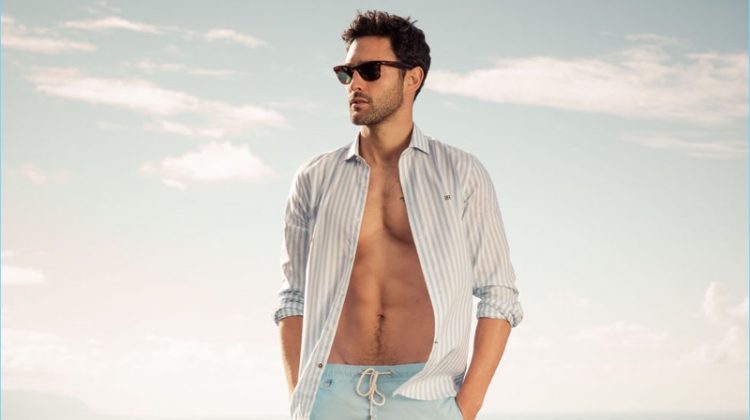 Moving on to Fashion: Noah Mills Fronts Pedro del Hierro’s Spring ’17 Campaign