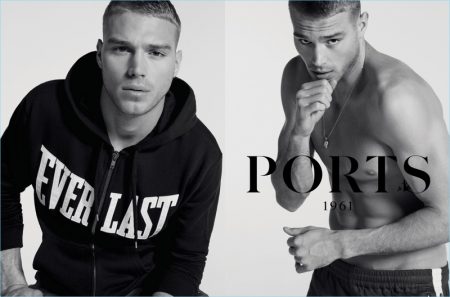 Matthew Noszka Rocks Military Fashions for Ports 1961's Spring '17 Campaign