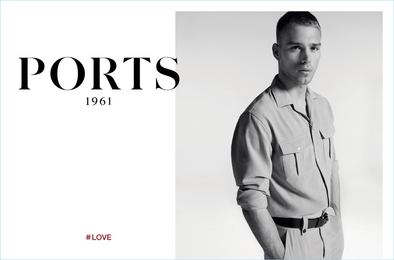 Milan Vukmirovic photographs Matthew Noszka in a khaki military-inspired number for Ports 1961's spring-summer 2017 campaign. » Matthew Noszka Rocks Military Fashions for Ports 1961's Spring '17 Campaign Milan Vukmirovic photographs Matthew Noszka in a khaki military-inspired number for Ports 1961's spring-summer 2017 campaign.