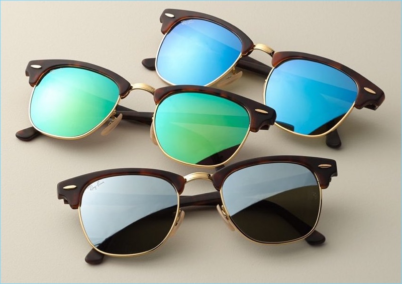 Ray-Ban Flash Clubmaster 51mm Sunglasses