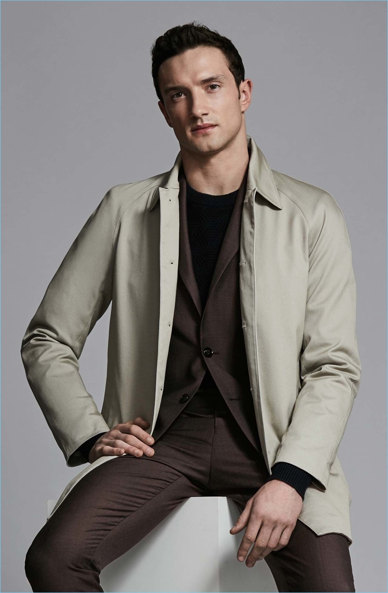 Reiss Men's Mac Coat