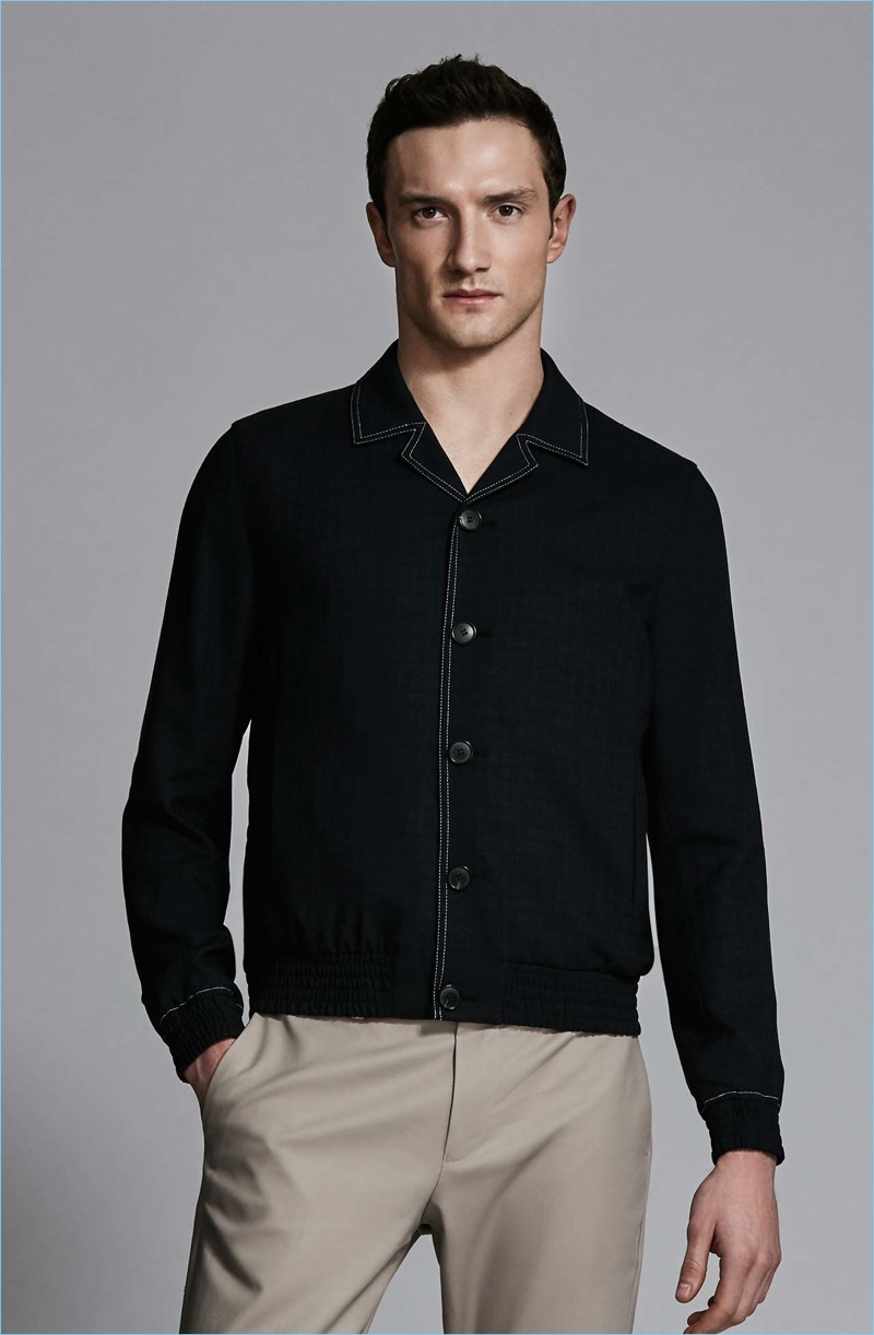 Reiss Men's Navy Blouson Jacket