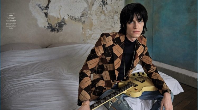 Reuben Ramacher Taps Into Rock ‘n’ Roll Vibe for Grazia Men