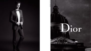 Robert Pattinson Goes Black Carpet Formal for Dior Homme Fall '17 Campaign Robert Pattinson Goes Black Carpet Formal for Dior Homme Fall '17 Campaign