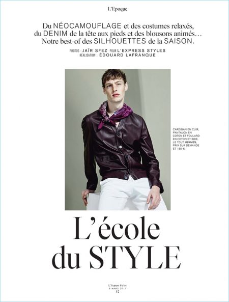 School of Style: Roberto Sipos Dons Casual Fashions for L'Express Styles