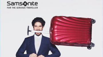 The Serious Traveller: Rankin Shoots Samsonite Campaign The Serious Traveller: Rankin Shoots Samsonite Campaign