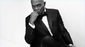 Actor Samuel L. Jackson dons a sharp tuxedo for Brioni's spring-summer 2017 campaign.