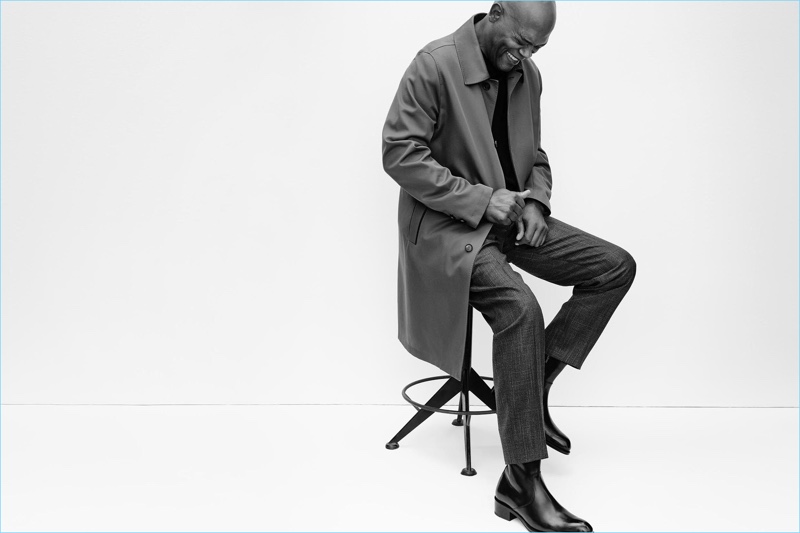 All smiles, Samuel L. Jackson fronts Brioni's spring-summer 2017 campaign.