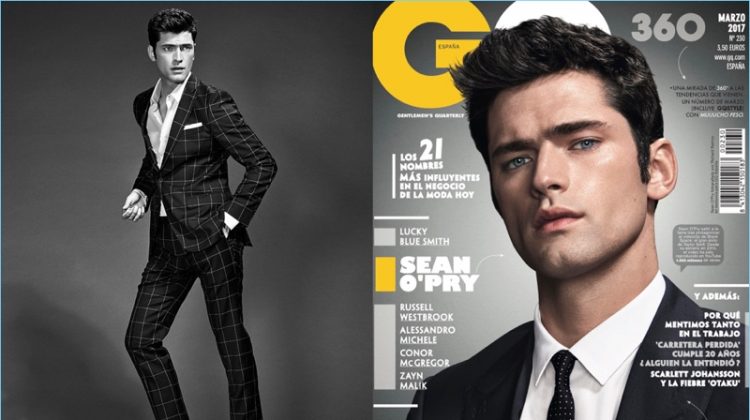 Sean O’Pry Covers GQ España, Sports Smart Tailoring