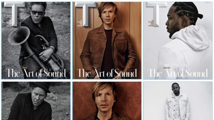 Music artists Tom Waits, Beck, and Kendrick Lamar cover the latest issue of T magazine.