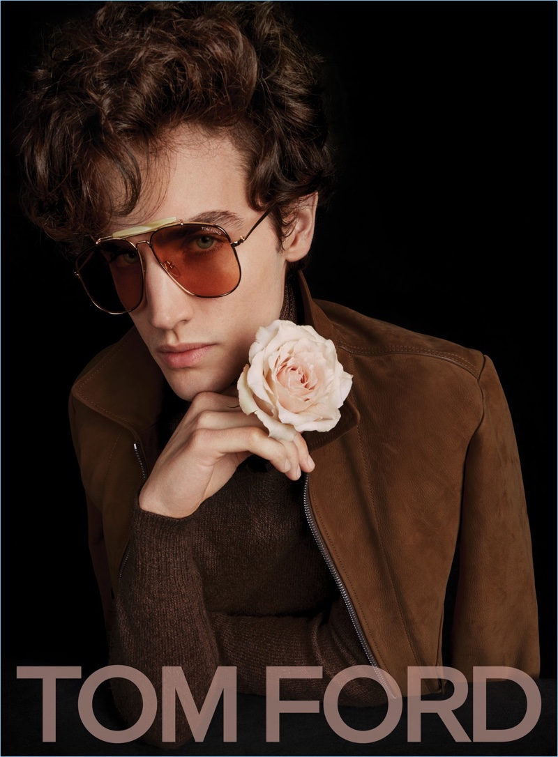 Federico Novello fronts Tom Ford's spring-summer 2017 advertising campaign.