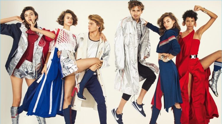 Jordan Barrett and RJ King steal the scene in an editorial from W magazine.