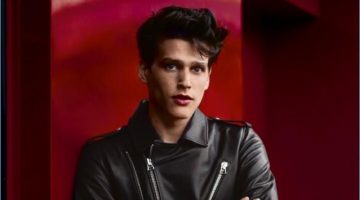 Zadig & Voltaire Delivers On-Trend Spring '17 Fashions Model Simon van Meervenne rocks a leather biker jacket and trousers by Zadig & Voltaire.