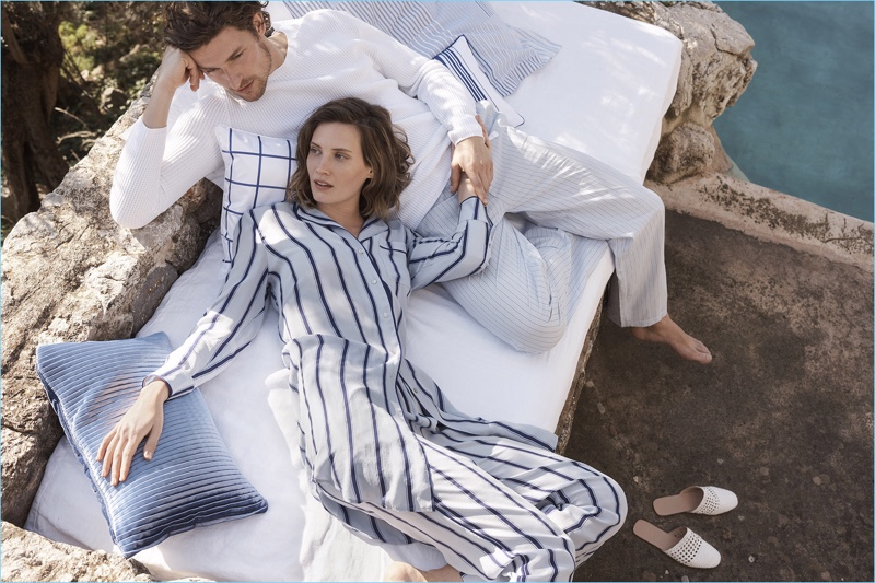 Wouter Peelen Embraces Effortless Elegance in Zara Home Loungewear