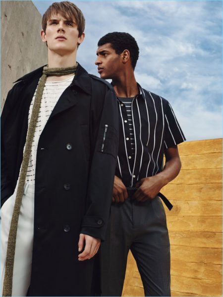 Zara Man 2017 Editorial Striped Fashions 002