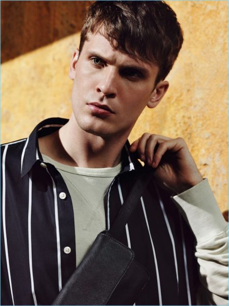 Zara Man 2017 Editorial Striped Fashions 003