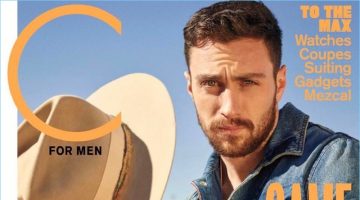 Aaron Taylor-Johnson Covers C for Men, Photographed by Wife Aaron Taylor-Johnson covers the most recent issue of C for Men.