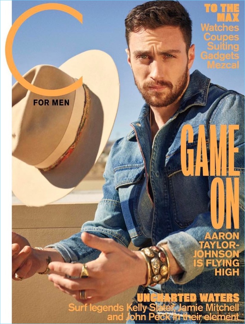 Aaron Taylor-Johnson covers the most recent issue of C for Men. » Aaron Taylor-Johnson Covers C for Men, Photographed by Wife Aaron Taylor-Johnson covers the most recent issue of C for Men.