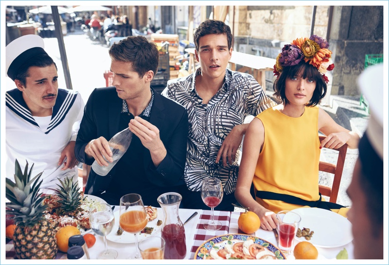 Edward Wilding, Alexandre Cunha, and Sam Rollinson star in Beymen Club's spring-summer 2017 campaign.