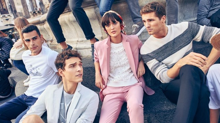 Taking to Sicily for Beymen Club's spring-summer 2017 campaign, models Alexandre Cunha, Sam Rollinson, and Edward Wilding come together.