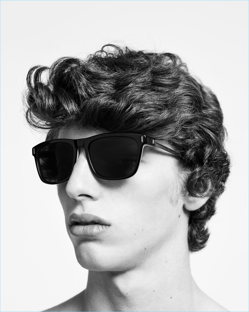 Fernando fronts Calvin Klein's spring-summer 2017 eyewear campaign.