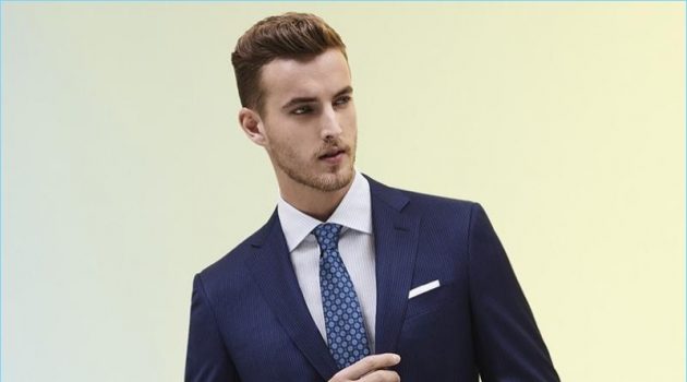 James Smith Suits Up for Canali Made to Measure Campaign James Smith stars in Canali's spring-summer 2017 Made to Measure campaign.