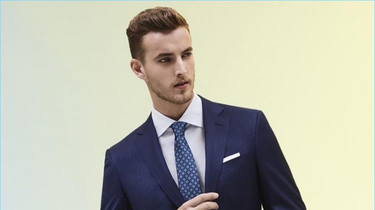 James Smith Suits Up for Canali Made to Measure Campaign