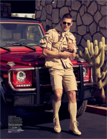 Chad White Travels to Palm Springs for GQ Style Russia