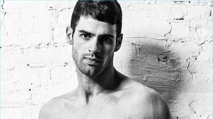 Chad White models Tommy Hilfiger underwear.