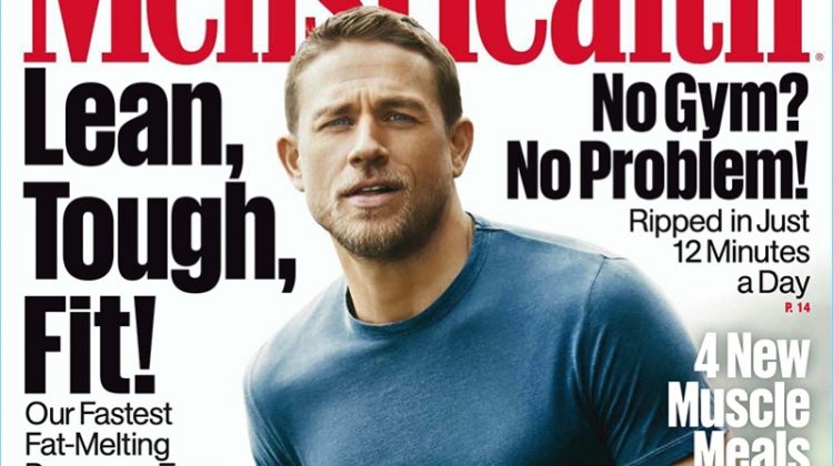 Charlie Hunnam covers the April 2017 issue of Men's Health.