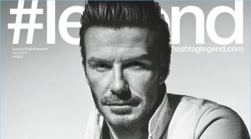 David Beckham Covers #Legend, Talks Kent & Curwen David Beckham covers #legend in a Kent & Curwen rugby polo.