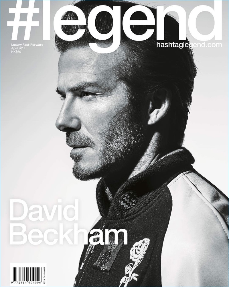 Rick Guest photographs David Beckham in a Kent & Curwen bomber jacket for #legend's April 2017 cover. » David Beckham Covers #Legend, Talks Kent & Curwen Rick Guest photographs David Beckham in a Kent & Curwen bomber jacket for #legend's April 2017 cover.