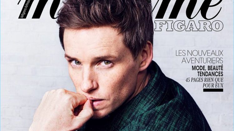 Eddie Redmayne covers a special hommes issue of Madame Figaro.
