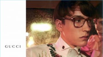 Nick Fortna Takes the Backseat to Gucci Eyewear for Spring '17 Campaign