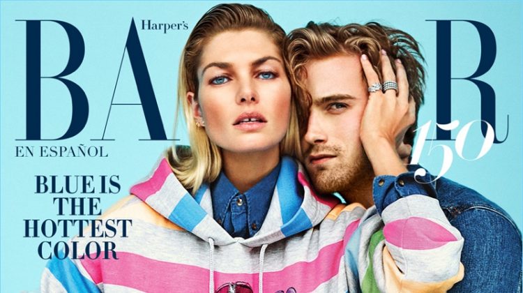 RJ King & Jessica Hart Cover Harper’s Bazaar México
