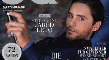 Best Dressed: Jared Leto Covers GQ Germany Jared Leto covers the May 2017 issue of GQ Germany.