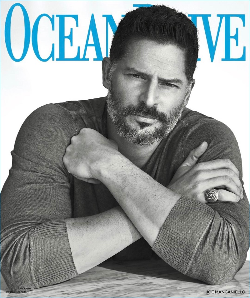 Joe Manganiello covers the April 2017 issue of Ocean Drive.