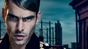 Jon Kortajarena Dons a Slicked Hairstyle for Balmain Hair Couture Icons Campaign Jon Kortajarena shows off a suave slicked back hairstyle for the Balmain Hair Couture Icons campaign.